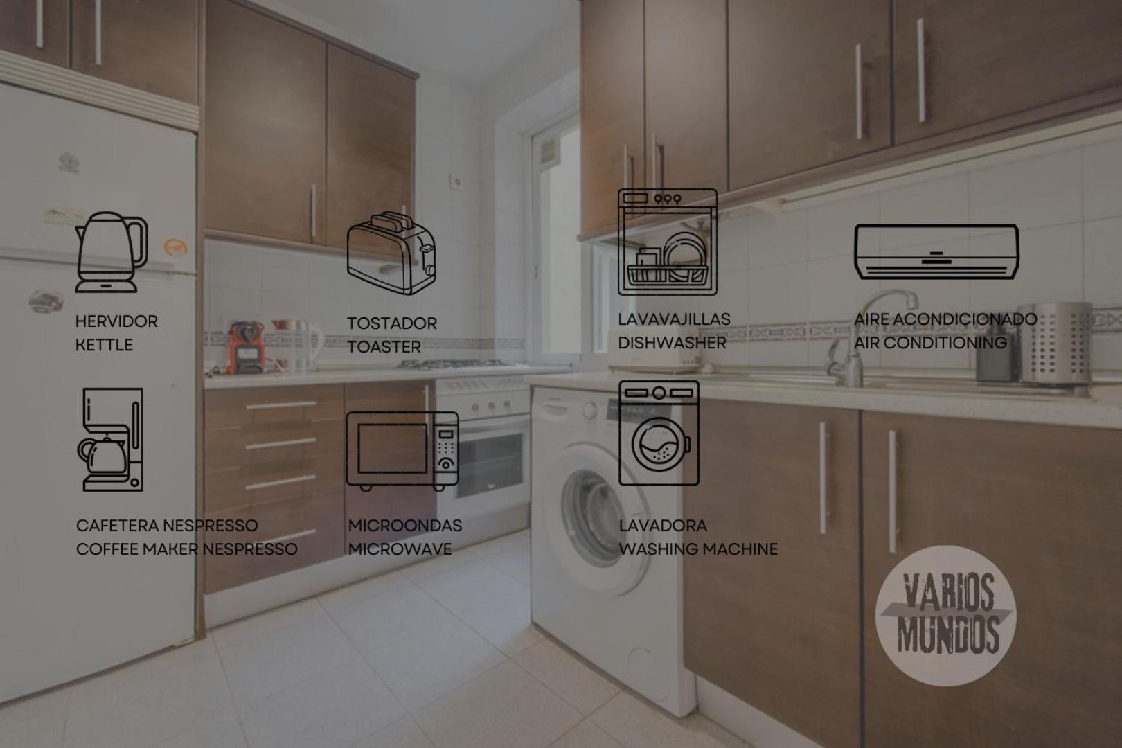 Classic Apt 7Pax En La Latina-Centro De Madrid Ngoại thất bức ảnh
