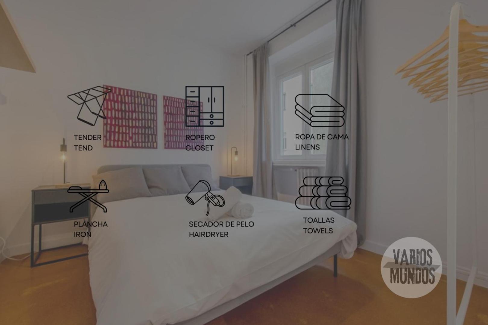 Classic Apt 7Pax En La Latina-Centro De Madrid Ngoại thất bức ảnh